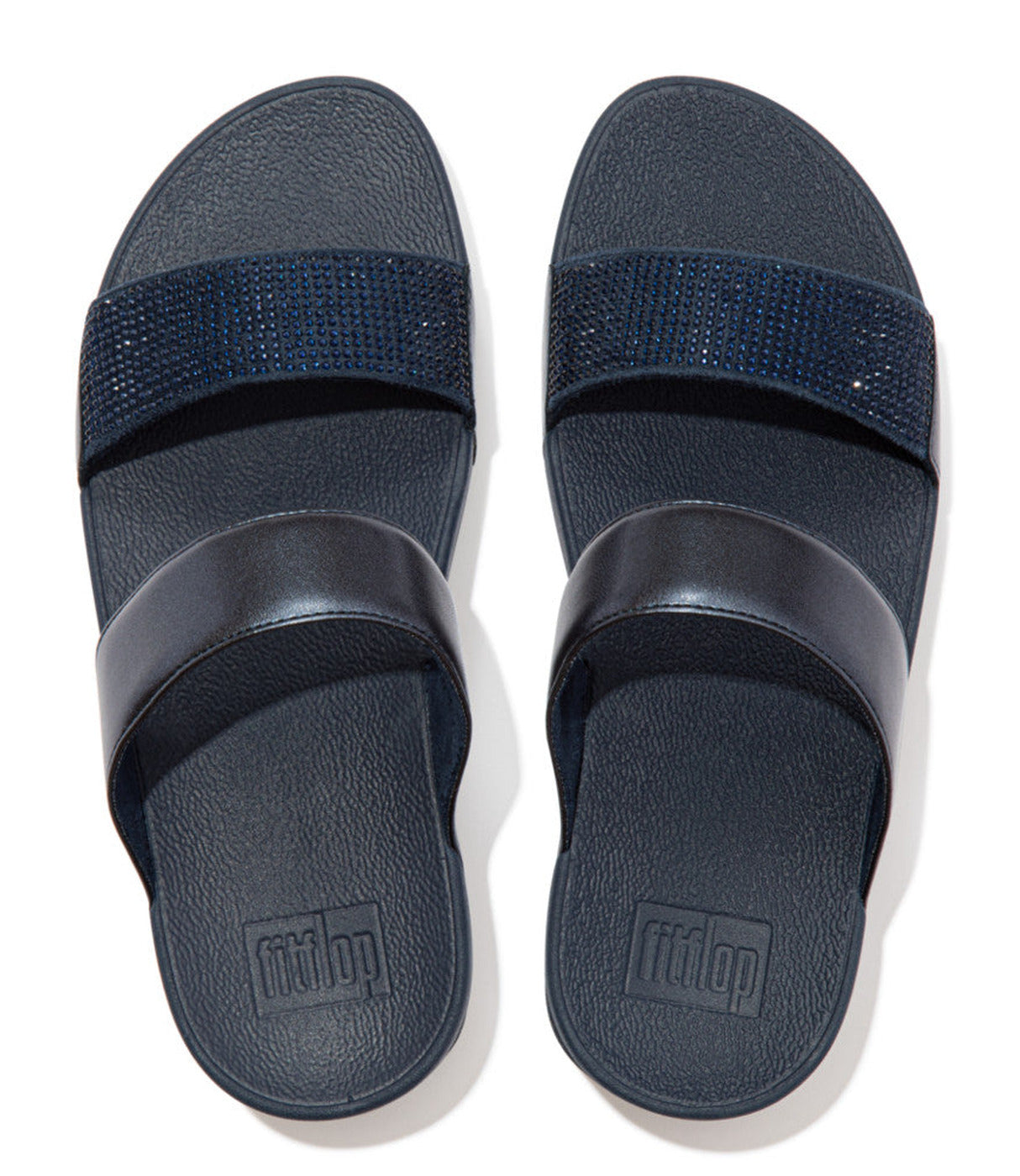 פיטפלופ סנדלים Lulu Crystal Slide לנשים