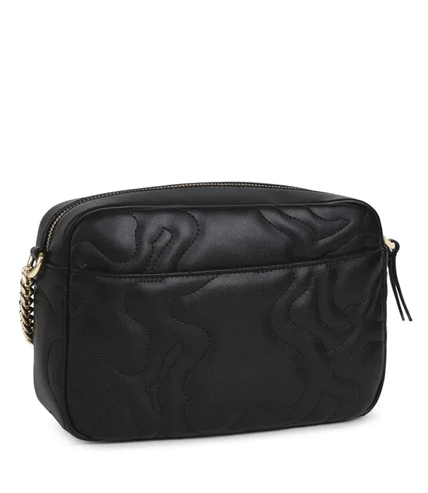 תיק צד קטן מעור שחור בעיצוב מודרני של מותג CHOZEN מבית קבוצת אלפא