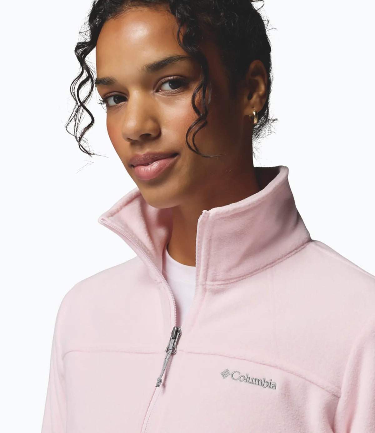 קולומביה מעיל פליס FAST FULL TREK לנשים - ורוד