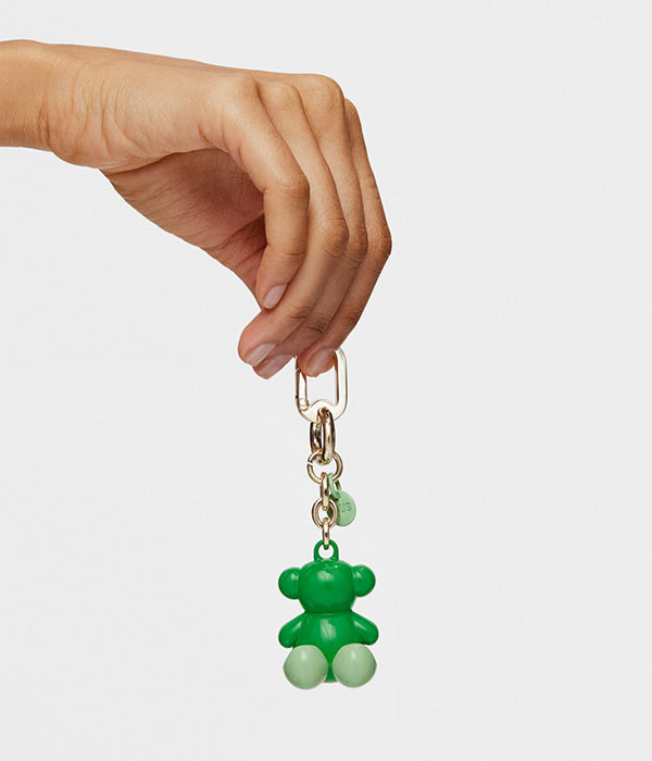 טואוס מחזיק מפתחות BOLD BEAR בצבע ירוק