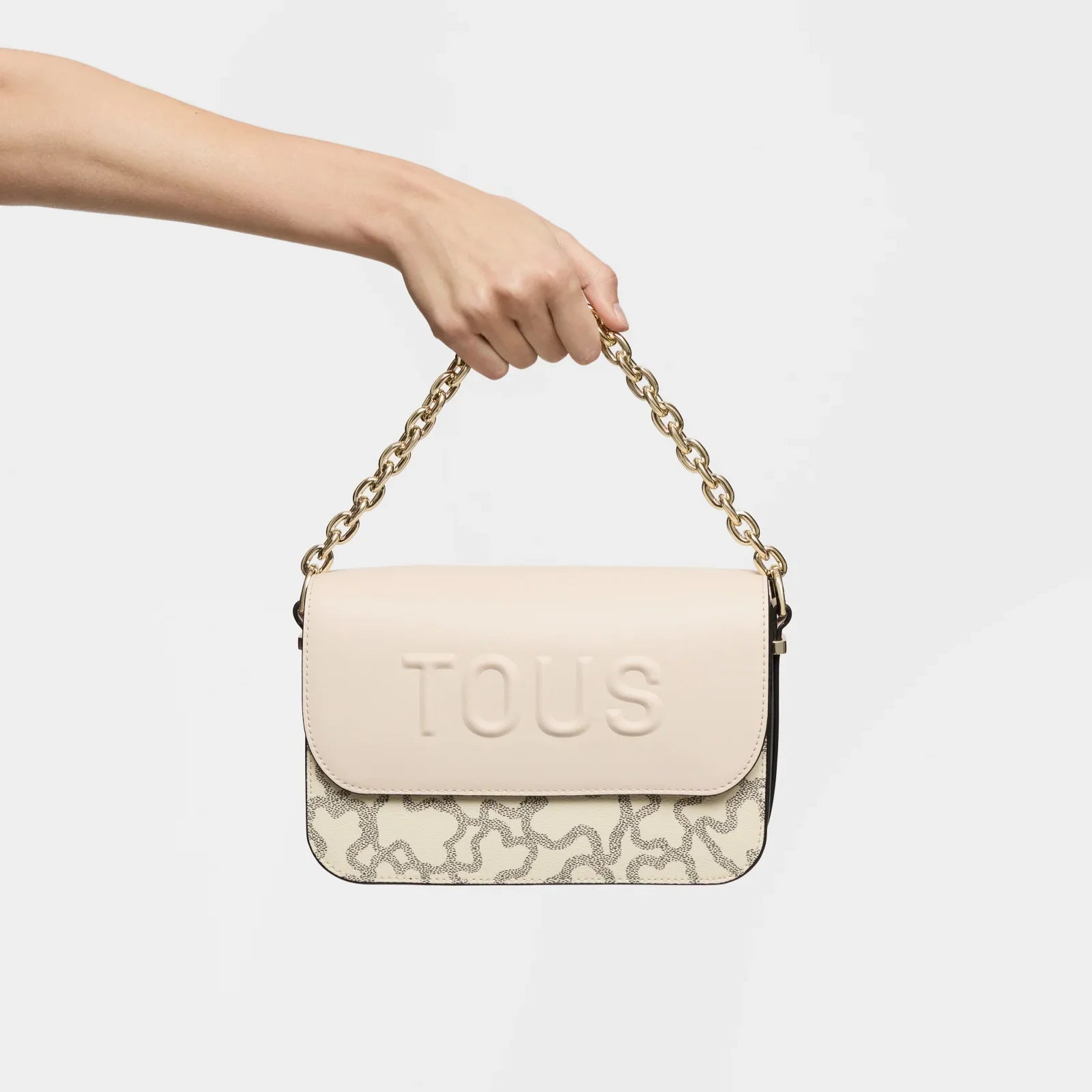 תיק יד אופנתי TOUS בעיצוב יוקרתי עם רצועת שרשרת זהב, מותגים מובילים ב-CHOZEN