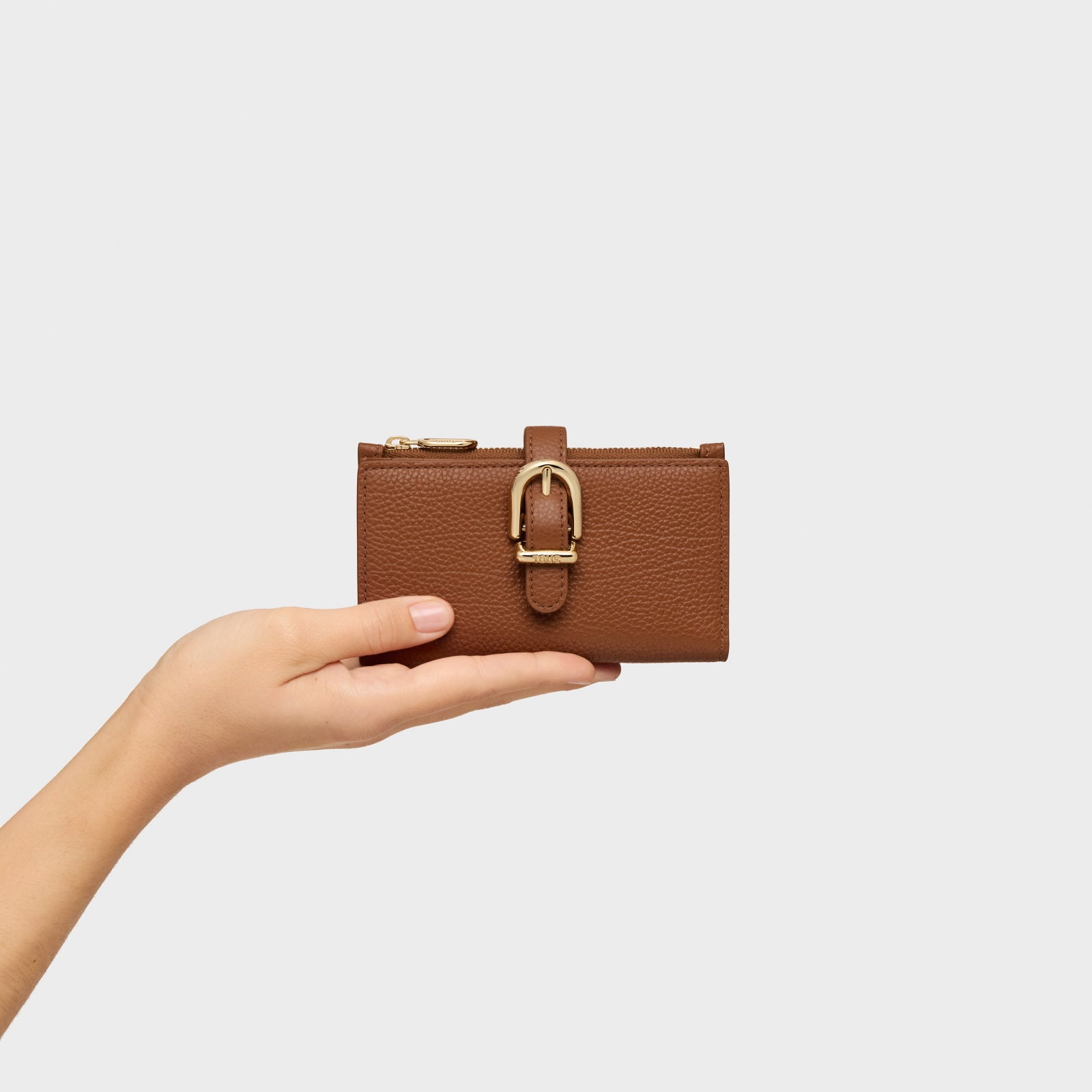 טואוס ארנק בצבע חום Buckles מעור