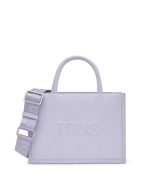 תיק יד סגול TOUS עם רצועת כתף ממותגת, אופנתי לנשים מבית קבוצת אלפא