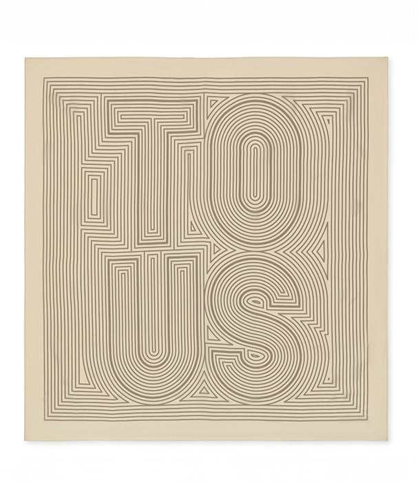 טואוס צעיף Maze בצבע בז'