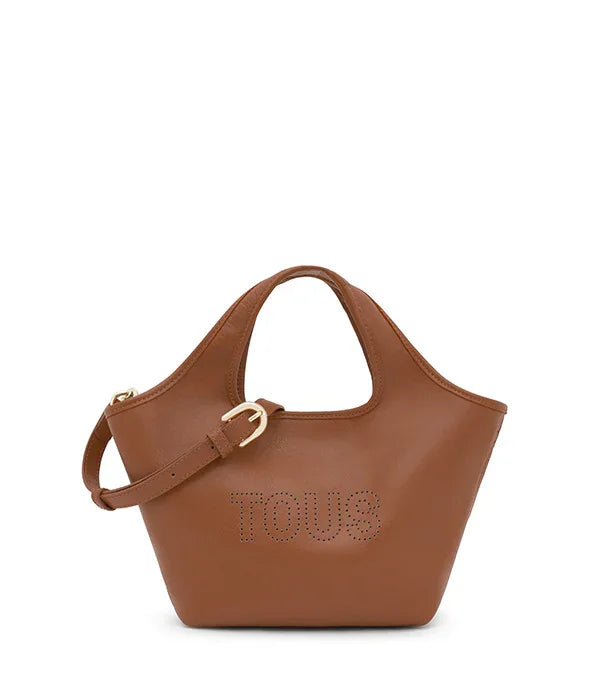 תיק יד חום מעור TOUS עם רצועה מתכווננת, אופנה לנשים באתר CHOZEN
