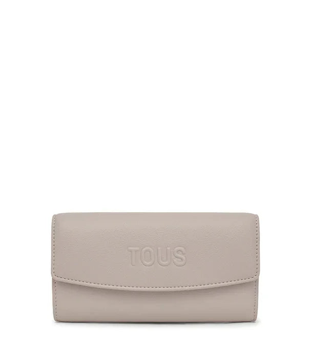 ארנק נשים מעור בצבע בז' מותג TOUS, עיצוב יוקרתי מבית CHOZEN קבוצת אלפא