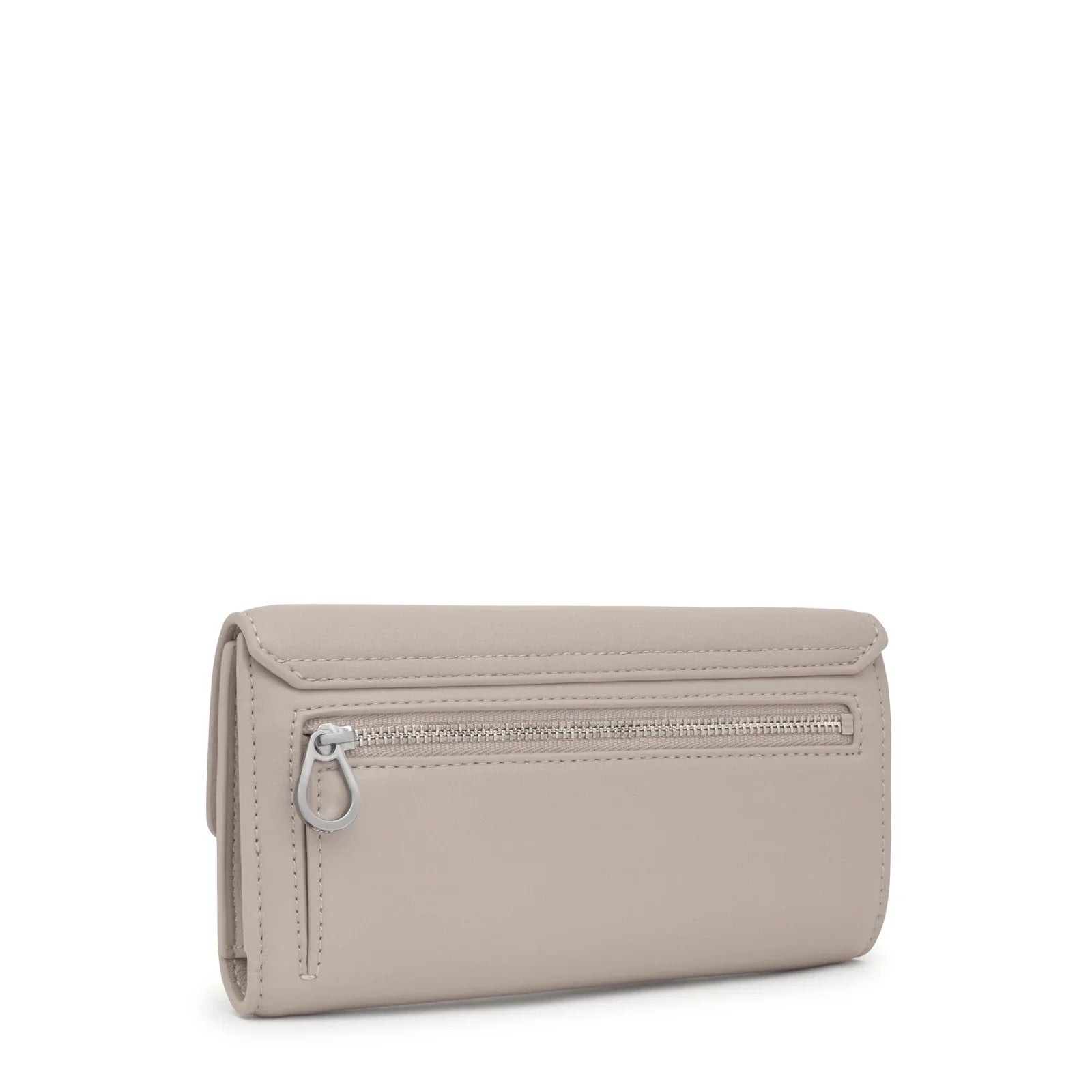 ארנק נשים בצבע בז' עם רוכסן קדמי, עיצוב יוקרתי של CHOZEN, מותג מקבוצת אלפא