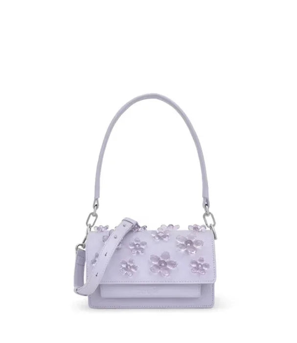 תיק יד סגלגל לנשים עם קישוטי פרחים תלת ממדיים, אופנת נשים CHOZEN