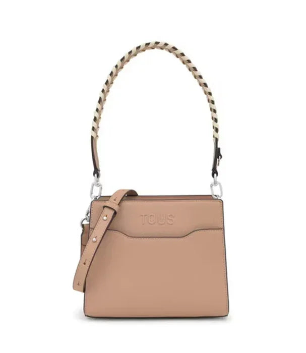 תיק יד חום בהיר לנשים TOUS עם ידית קלועה, מבית CHOZEN, מותגי יוקרה קבוצת אלפא