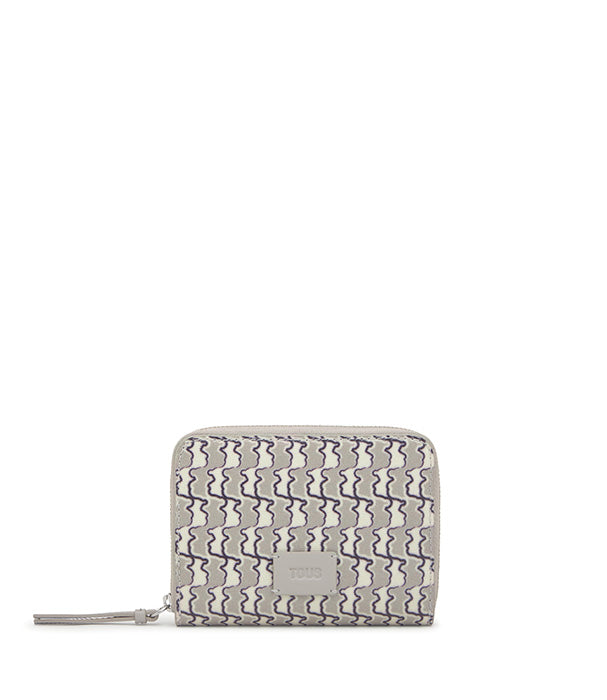 טואוס ארנק Double Way Bear בצבע אפור