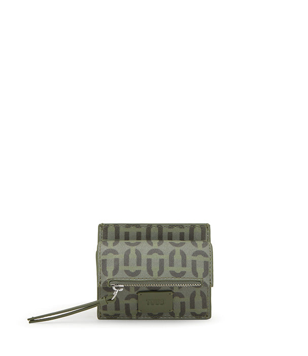 טואוס ארנק Double Way Manifesto בצבע חאקי