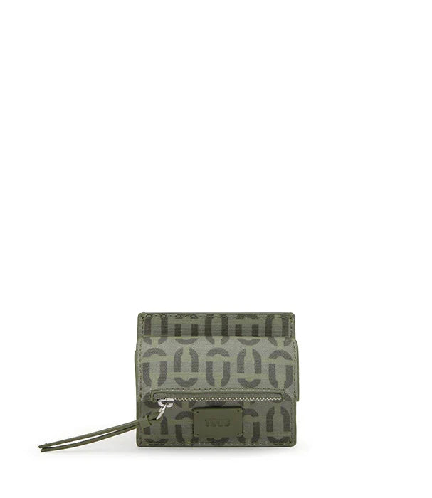 ארנק נשים ירוק עם דוגמת לוגו אופנתית, HOMEPAGE CHOZEN, מבית קבוצת אלפא