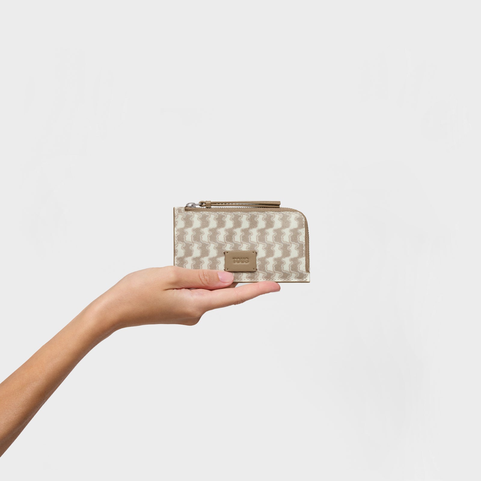 טואוס ארנק Double Way Bear בצבע בז'