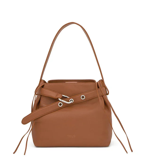 תיק יד חום מעור לנשים, דגם TOUS, מבית CHOZEN מותגים מובילים