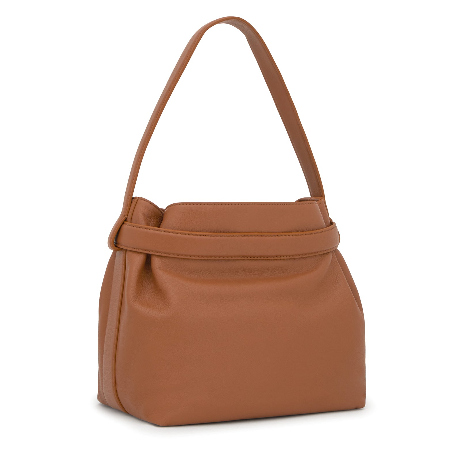 טואוס תיק צד חום HOLD עשוי מעור