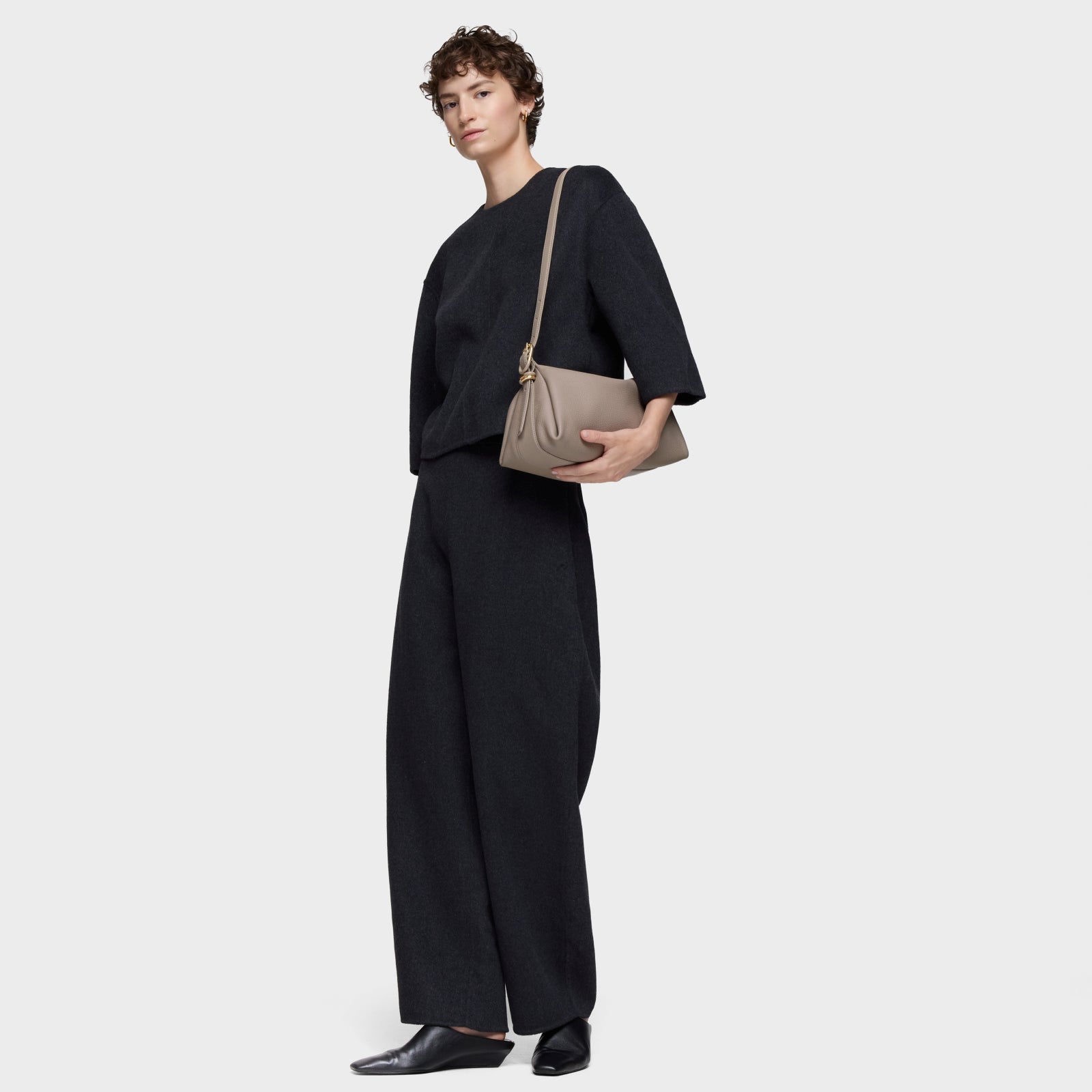 טואוס תיק צד Fold בצבע אפור