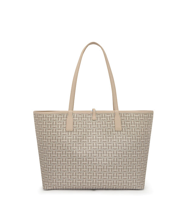 טואוס תיק כתף Manifesto Double Way בצבע בז'