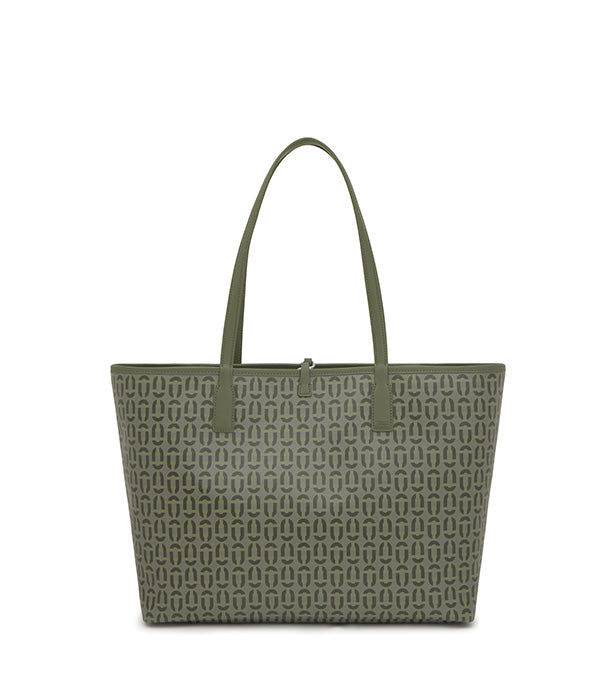 טואוס תיק כתף Manifesto Double Way בצבע חאקי