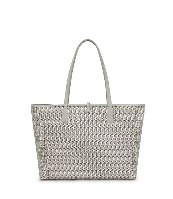 תיק יד אופנתי לנשים בעיצוב אלגנטי בגוון בז' בהיר, CHOZEN, מבית קבוצת אלפא