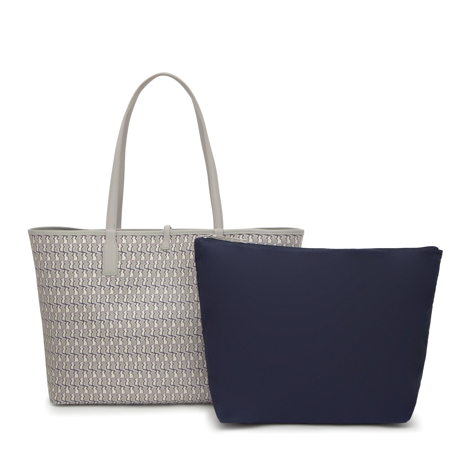 טואוס תיק כתף Double Way Bear בצבע אפור