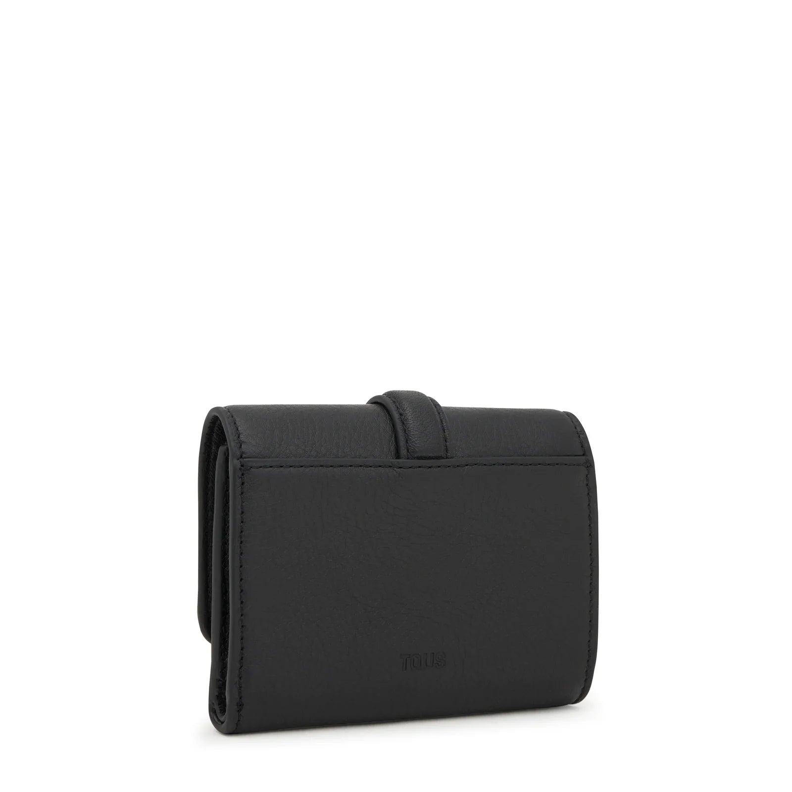 ארנק עור שחור TOUS יוקרתי, עיצוב קלאסי, מבית קבוצת אלפא, מותגים מובילים ב-CHOZEN