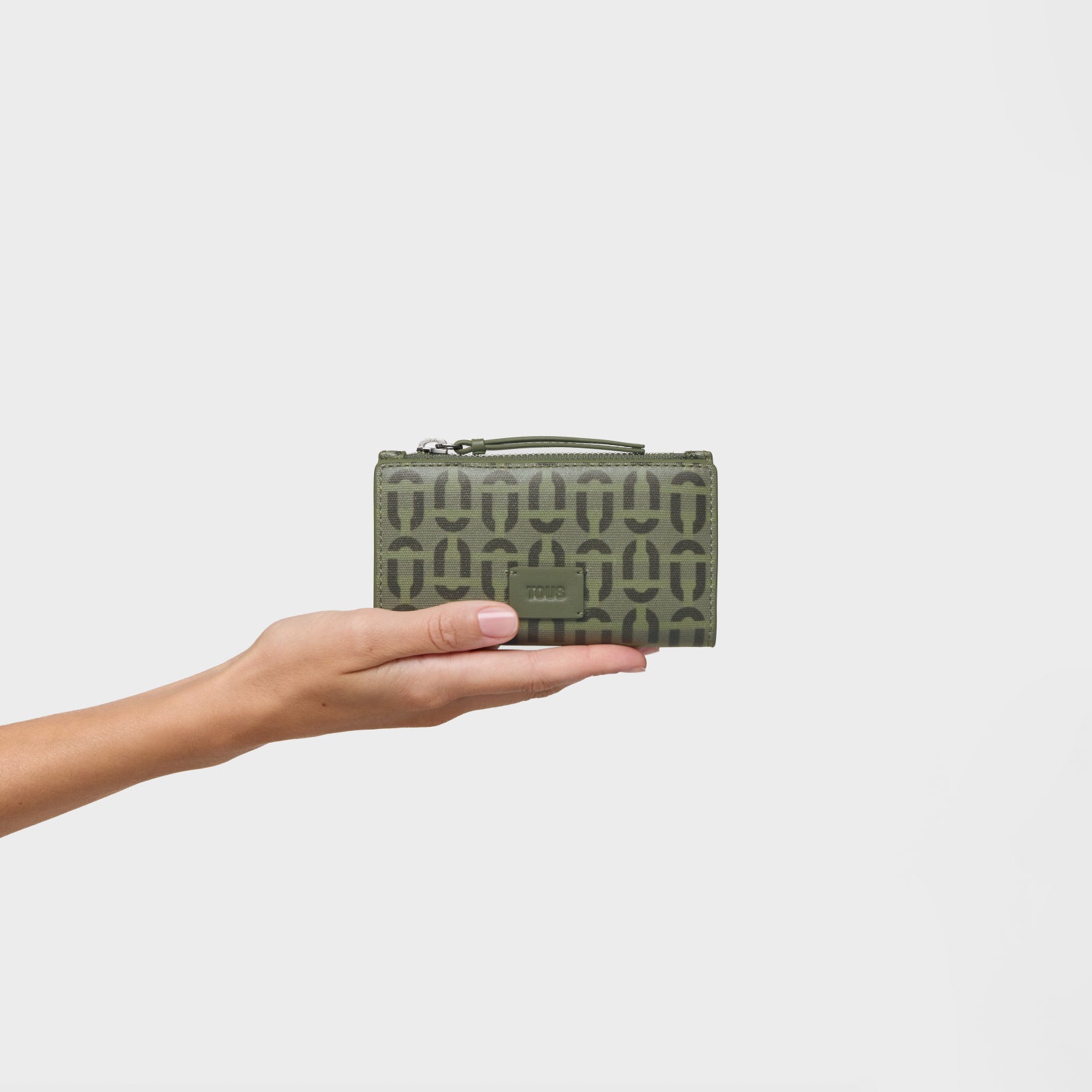 טואוס ארנק Manifesto Double Way בצבע חאקי