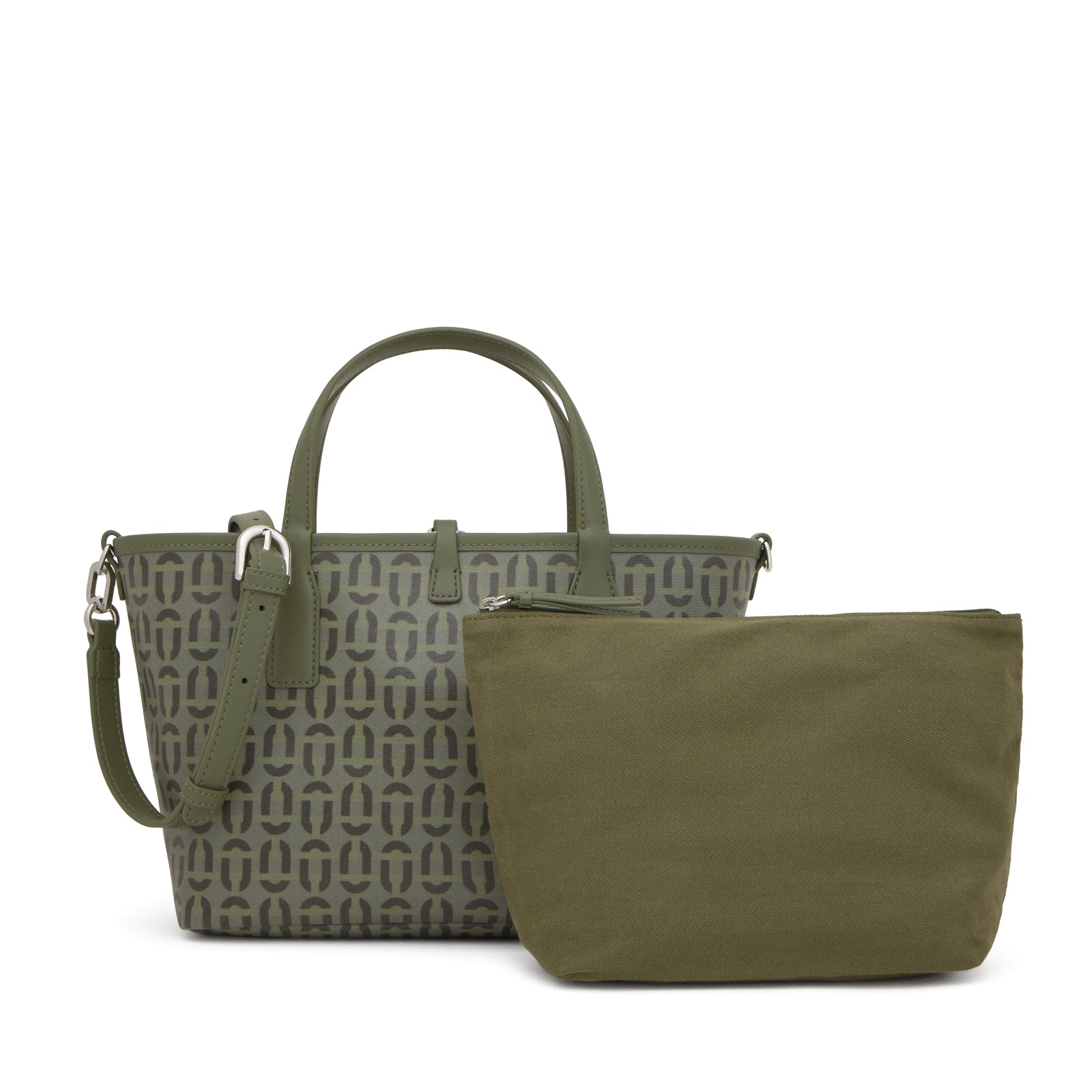 טואוס תיק יד Manifesto Double Way בצבע חאקי