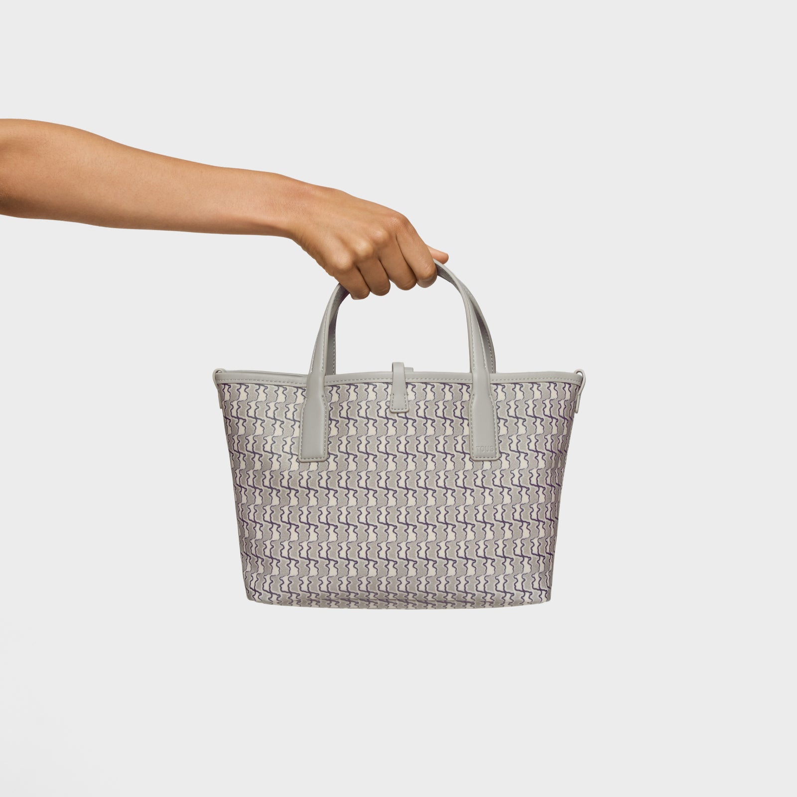 טואוס תיק יד Manifesto Double Way בצבע אפור