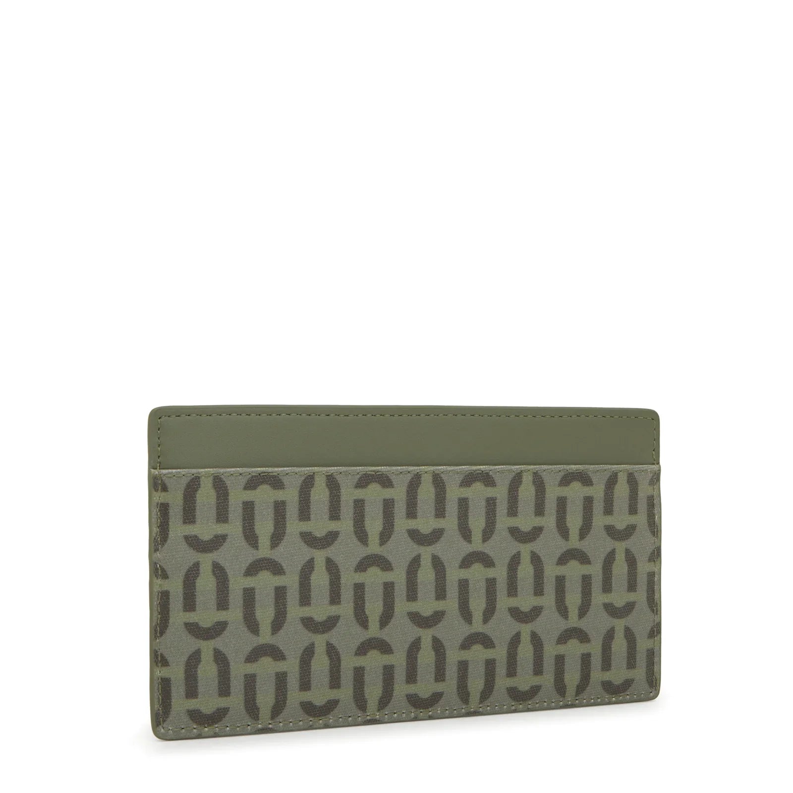 מחזיק כרטיסים ירוק בעיצוב מודרני עם דוגמת CHOZEN, מבית קבוצת אלפא