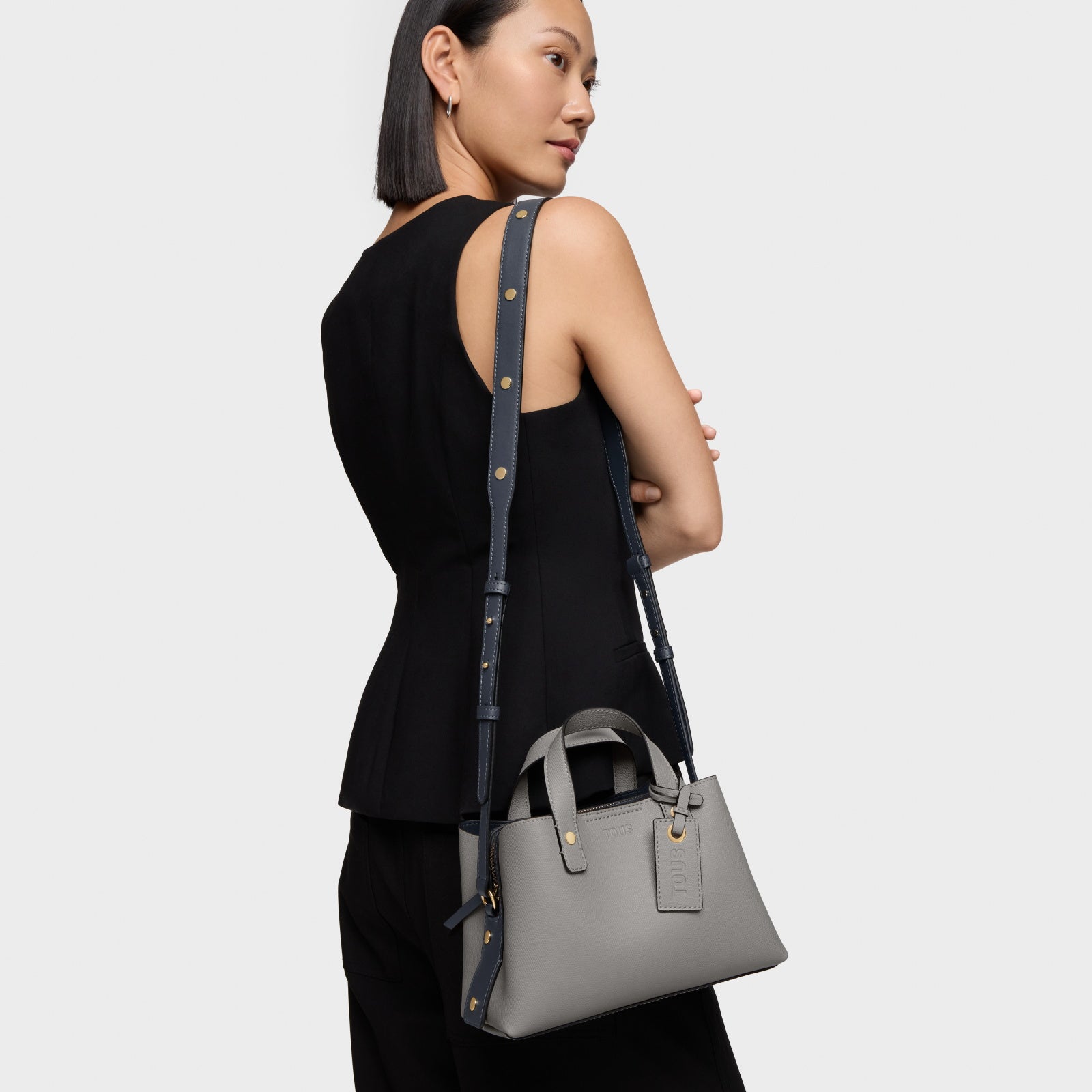 טואוס תיק יד קטן The Citybow אפור