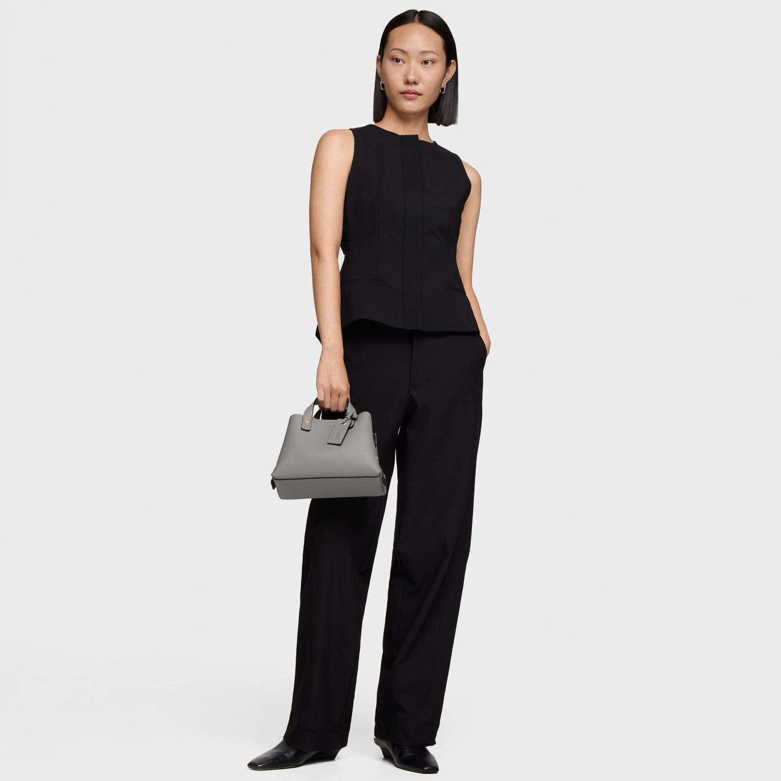 טואוס תיק יד קטן The Citybow אפור