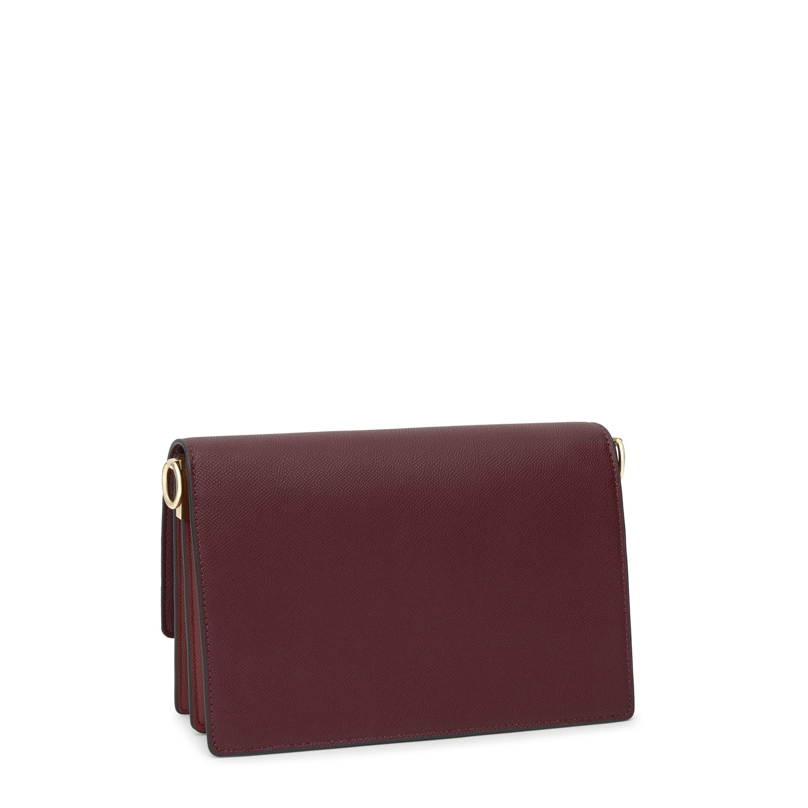 טואוס תיק צד Audree Saffiano בצבע בורדו
