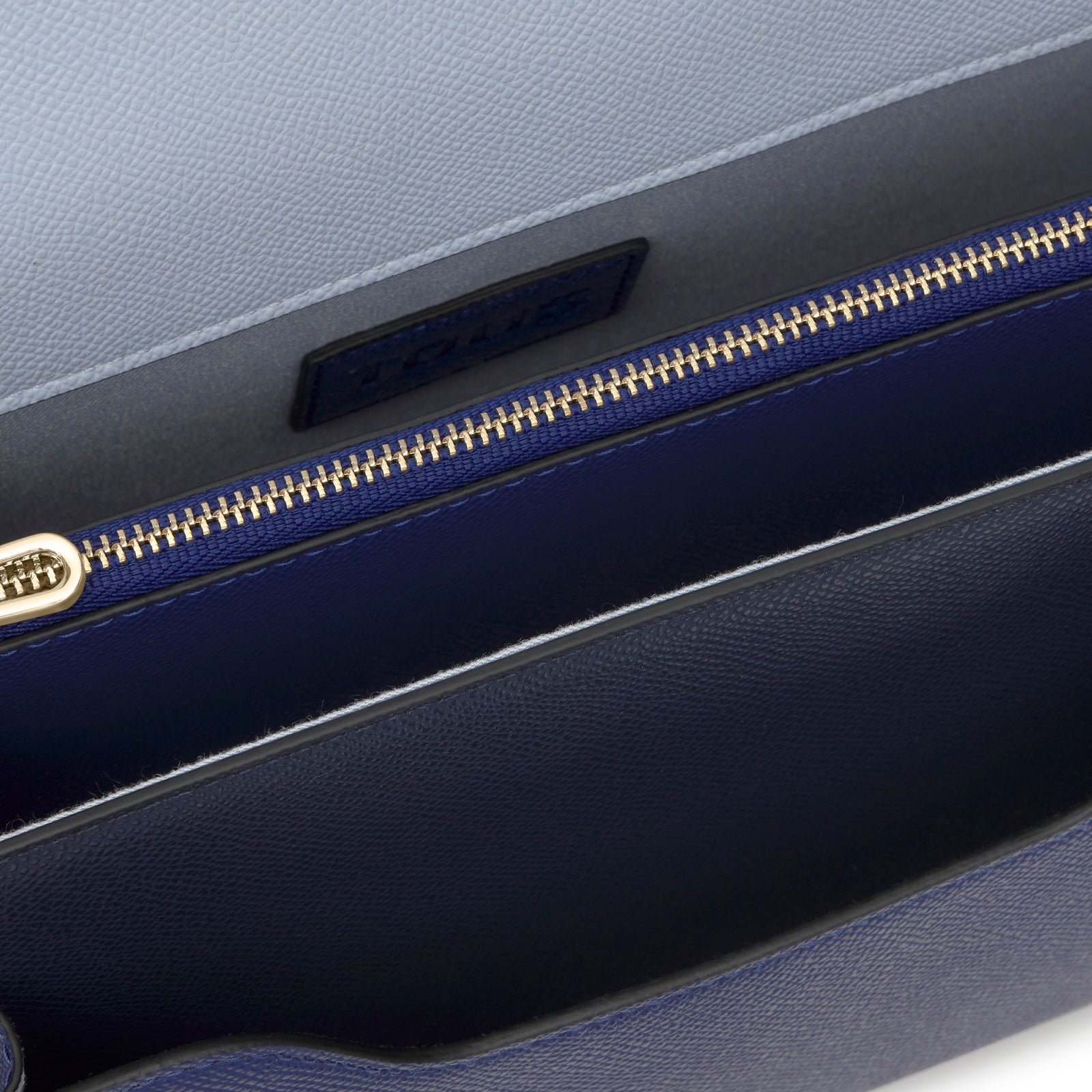 טואוס תיק צד Audree Saffiano בצבע כחול