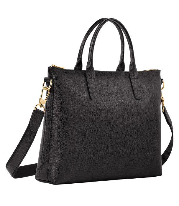 לונגשאמפ תיק מסמכים קטן לה פולונה שחור - CHOZEN