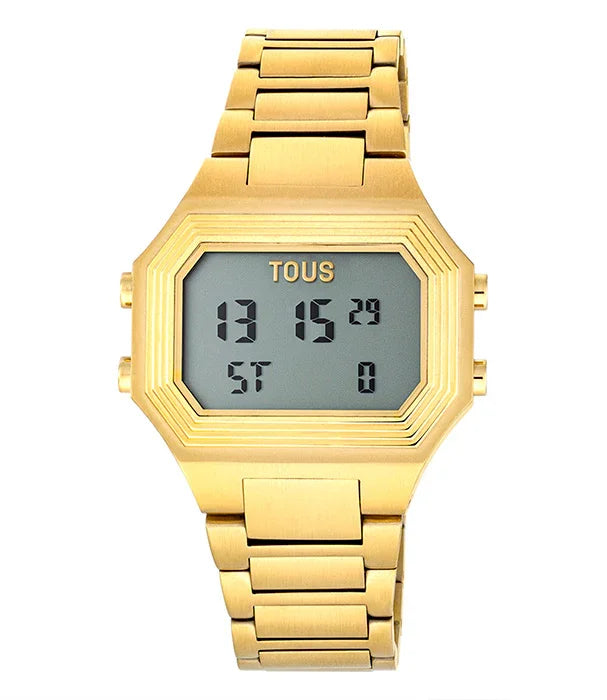 שעון יד דיגיטלי זהב TOUS יוקרתי מבית מותגים בינלאומיים ב-CHOZEN