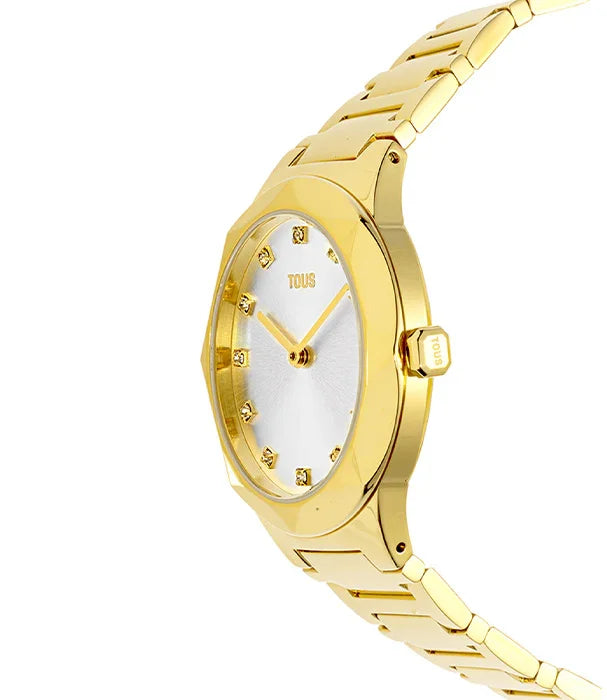 שעון יוקרתי זהב לנשים TOUS, עיצוב אלגנטי, מהמותגים המובילים ב-CHOZEN