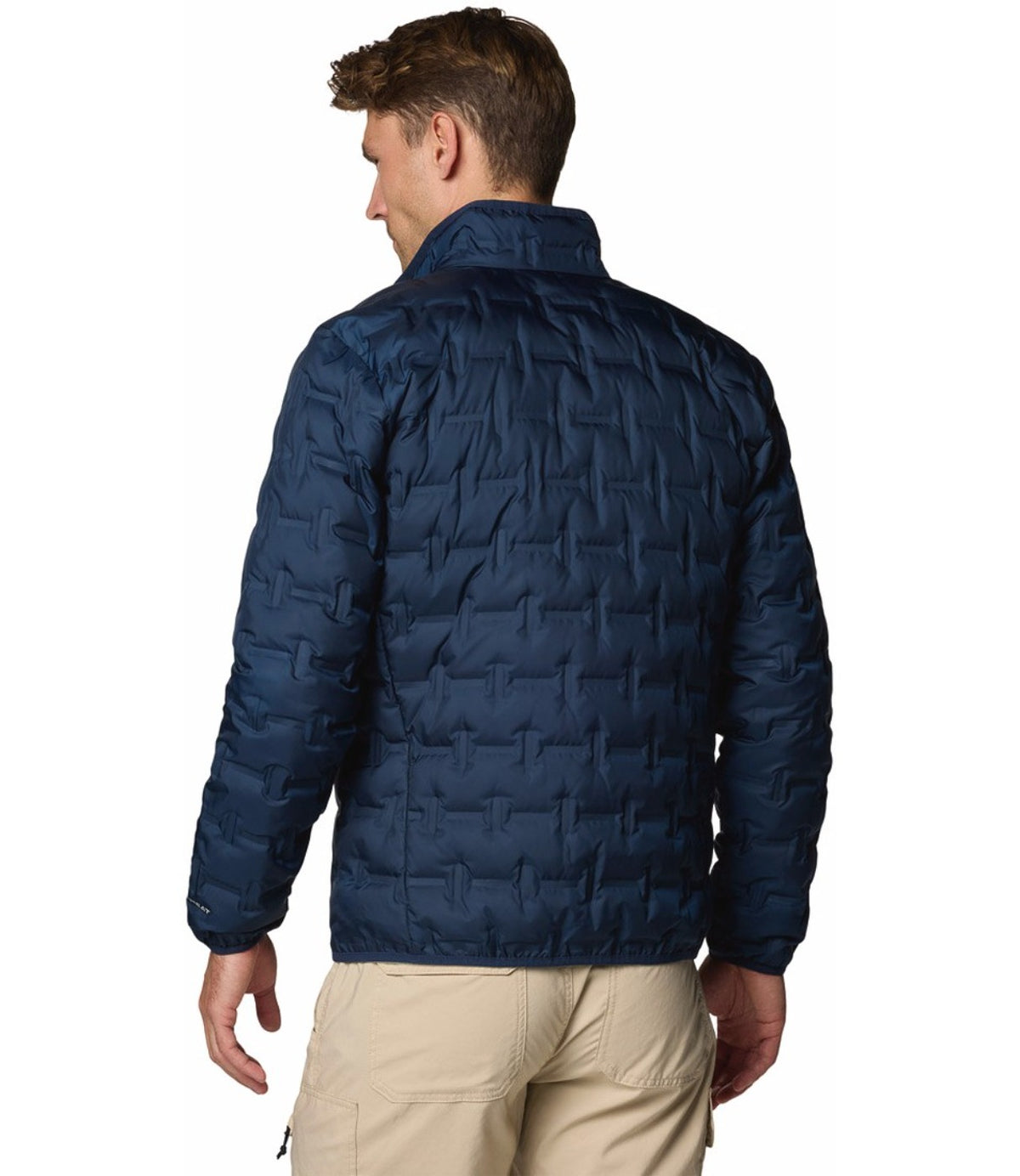 קולומביה מעיל DELTA RIDGE II DOWN HOODED לגברים - כחול נייבי