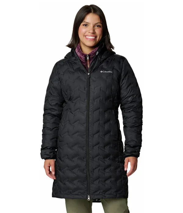 מעיל נשים שחור קולומביה, דגם חורף אופנתי מחנות CHOZEN, קבוצת אלפא