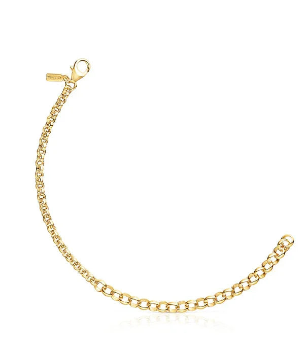 צמיד זהב לנשים, עיצוב אלגנטי, מבית CHOZEN, על רקע לבן