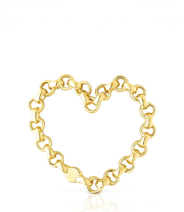 צמיד זהב בעיצוב לב, תכשיט יוקרתי מקבוצת אלפא, מותג CHOZEN