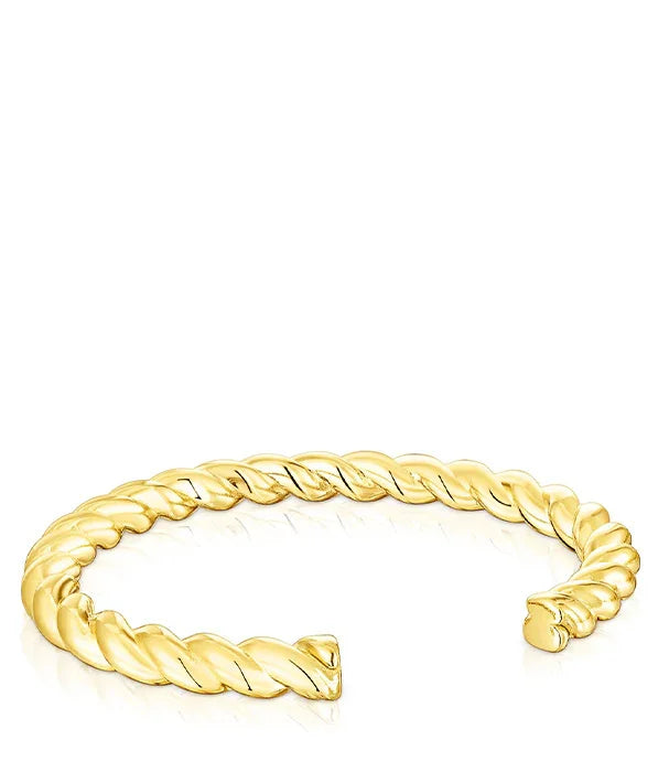 צמיד טוויסט פתוח מזהב, עיצוב יוקרתי CHOZEN, מבית היבואן הרשמי קבוצת אלפא