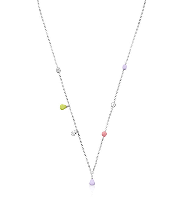 טואוס שרשרת Joy Bits מכסף עם מוטיבים מאמייל