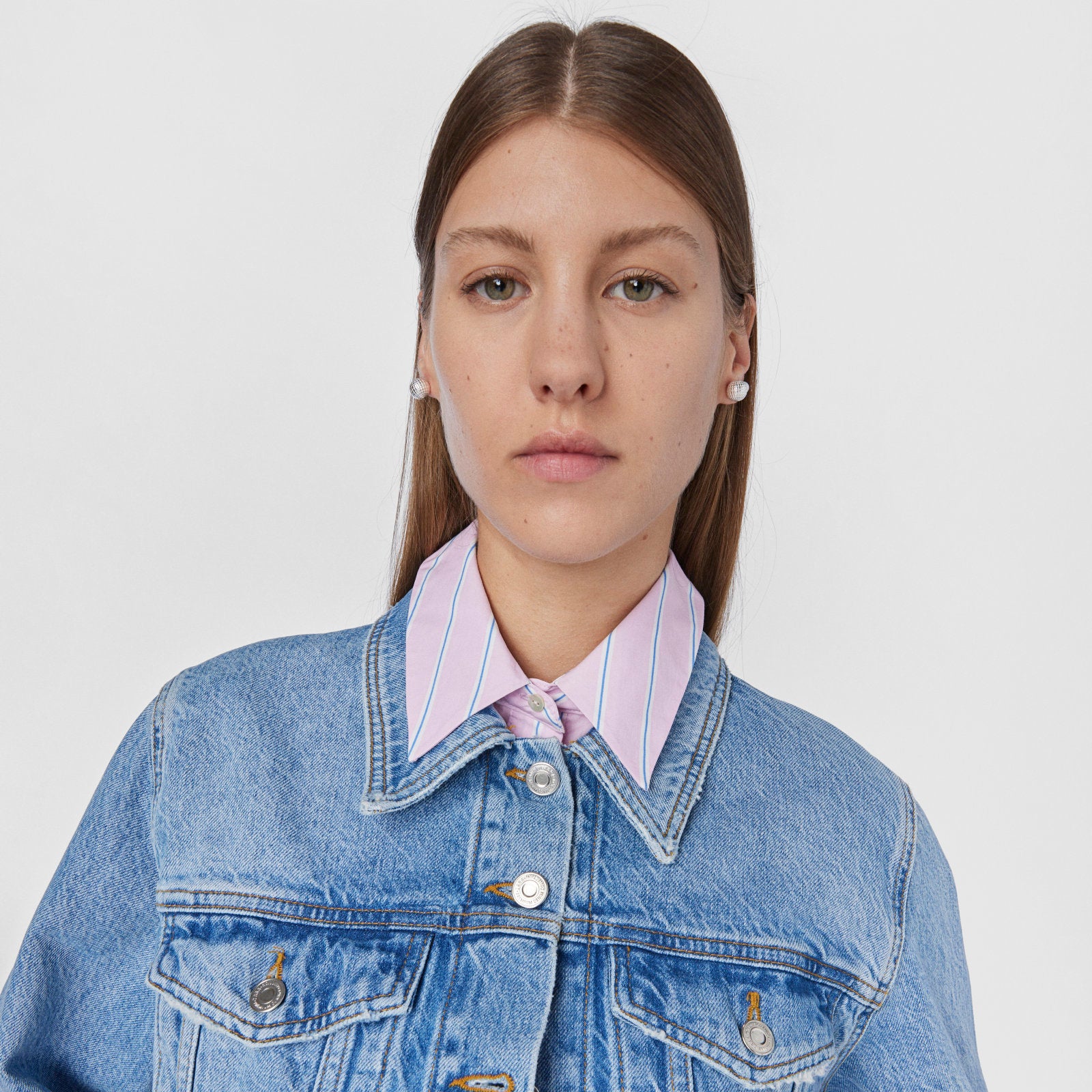 טואוס עגילים צמודים Beach מכסף