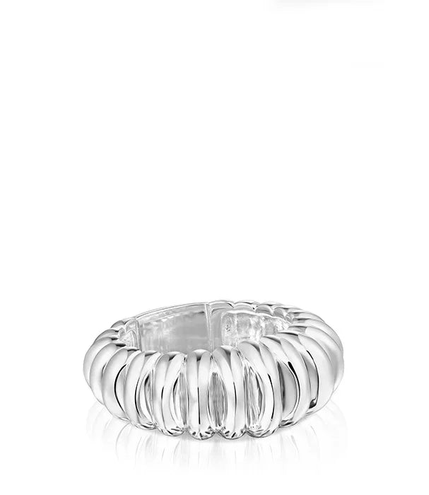 טבעת כסף יוקרתית בצורת חוליות, עיצוב מודרני, CHOZEN תכשיטים אופנה