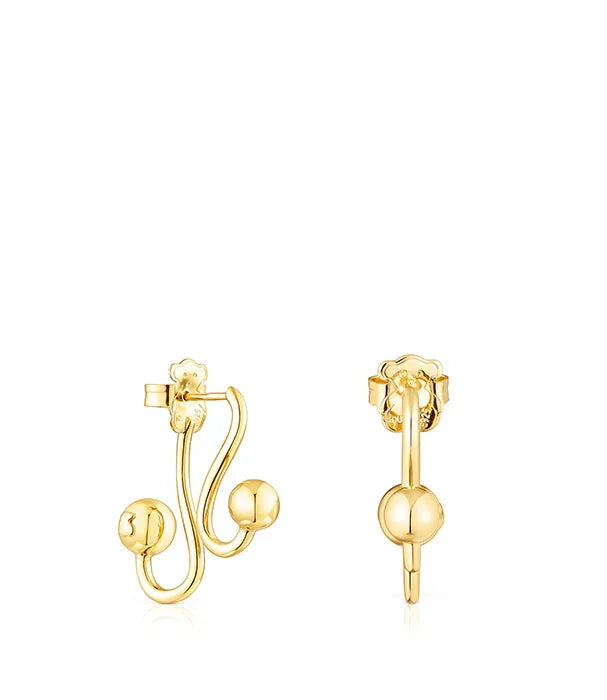 עגילי זהב מעוצבים עם כדורים, תכשיטים יוקרתיים מ-CHOZEN יבואן רשמי קבוצת אלפא