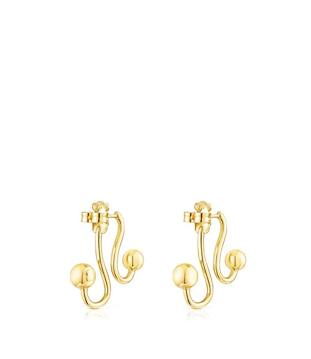 עגילי זהב מודרניים בעיצוב ייחודי, תכשיטים יוקרתיים CHOZEN קבוצת אלפא