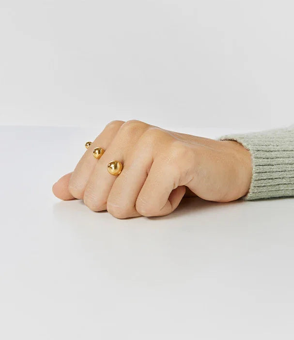 טבעת זהב מודרנית בעיצוב ייחודי על יד אישה, תכשיטי אופנה CHOZEN