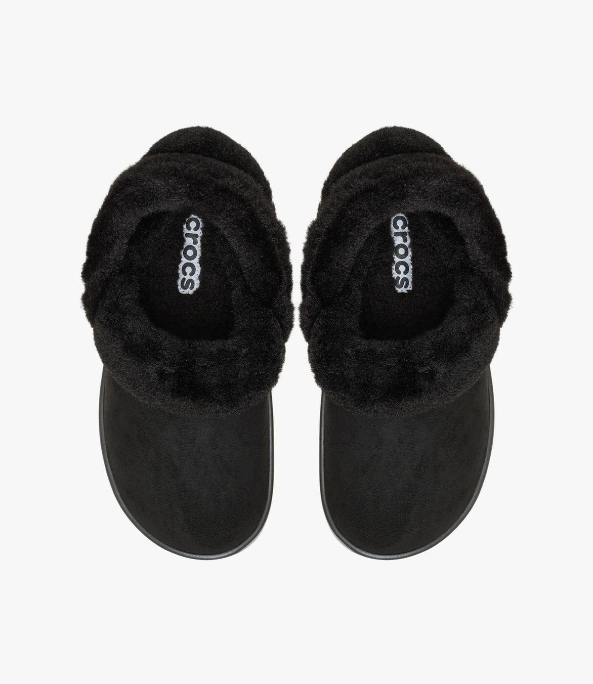 מבט מלמעלה על זוג הכפכפים עם לוגו Crocs בולט - CHOZEN