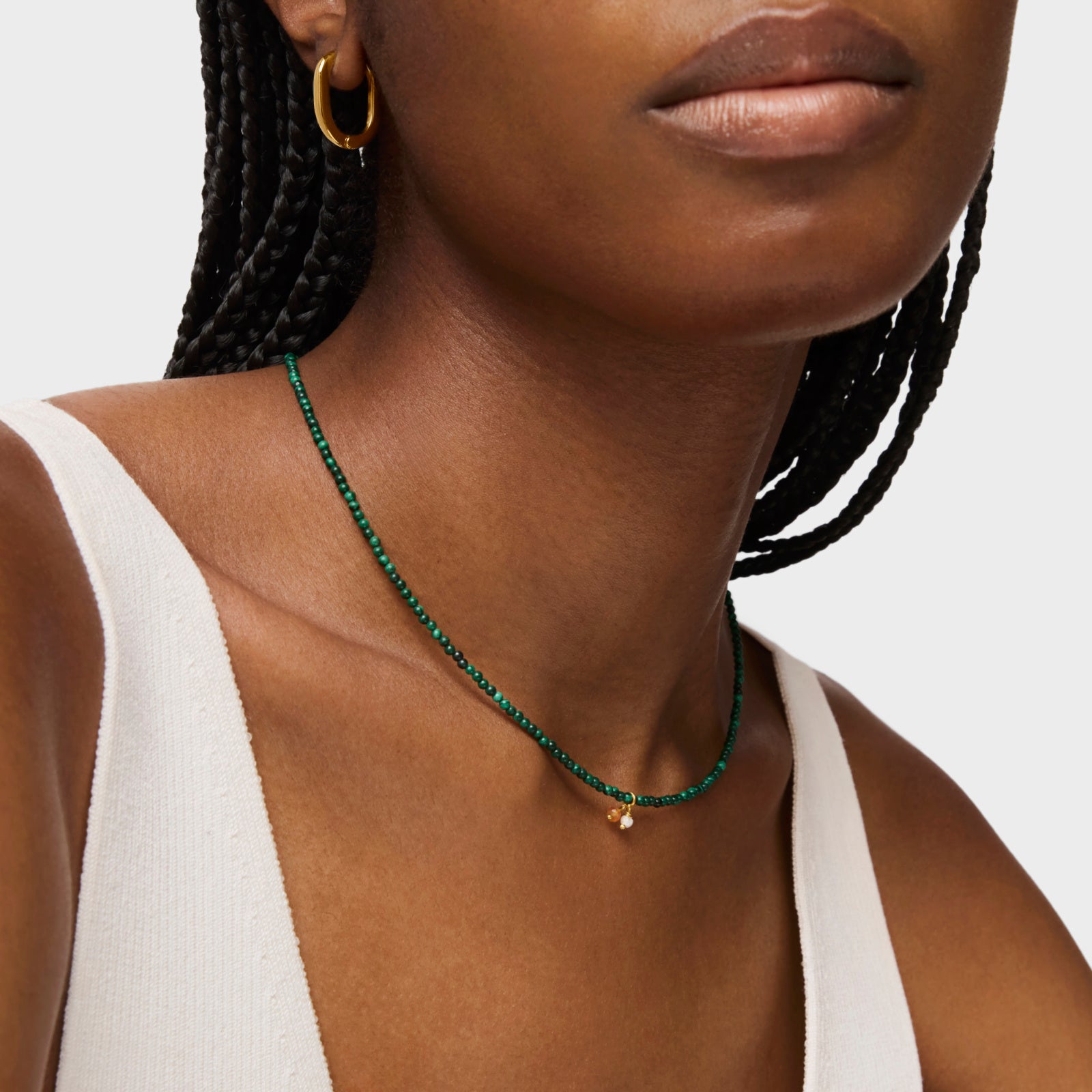 טואוס שרשרת Camille עם אבן מלכיט