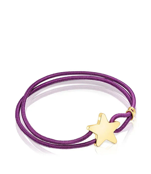 צמיד סגול עם תליון כוכב זהב, תכשיטי אופנה CHOZEN מבית קבוצת אלפא